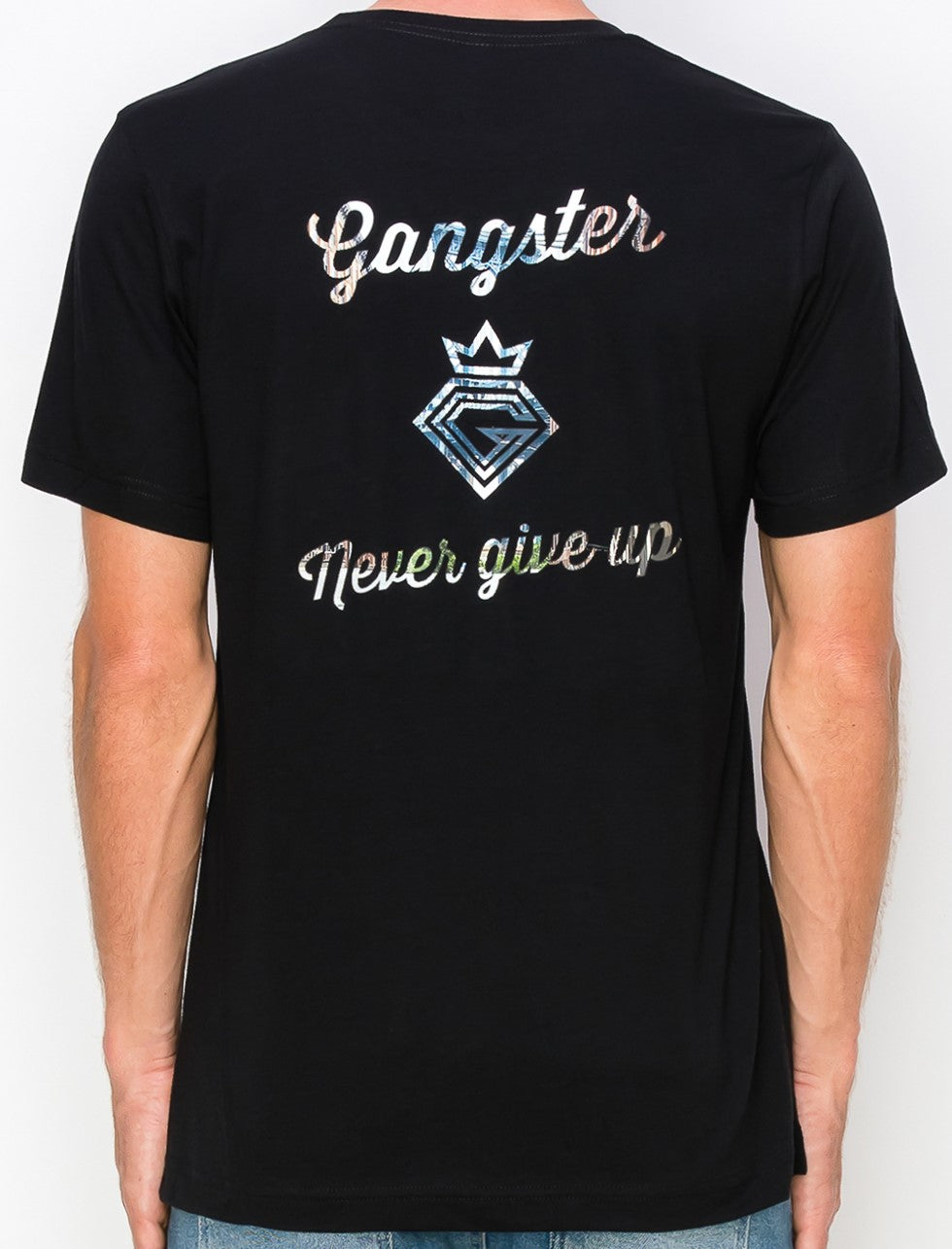 Supima Cotton Black T-Shirt (Brooklyn Theme) Gangster Fashion (Limited edition)