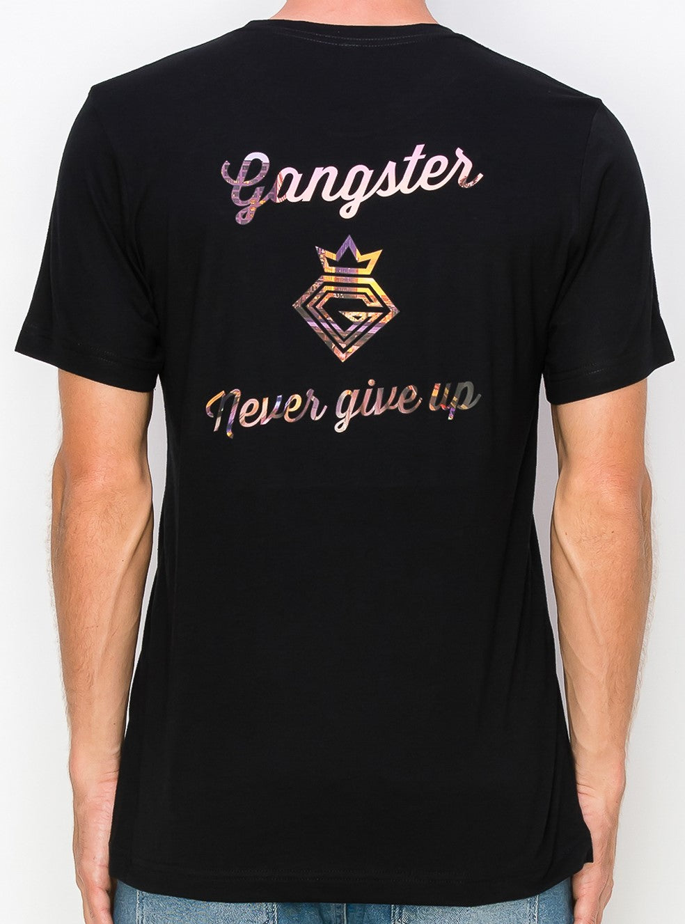 Supima Cotton Black T-Shirt (Los Angeles Theme) Gangster Fashion (Limited edition)