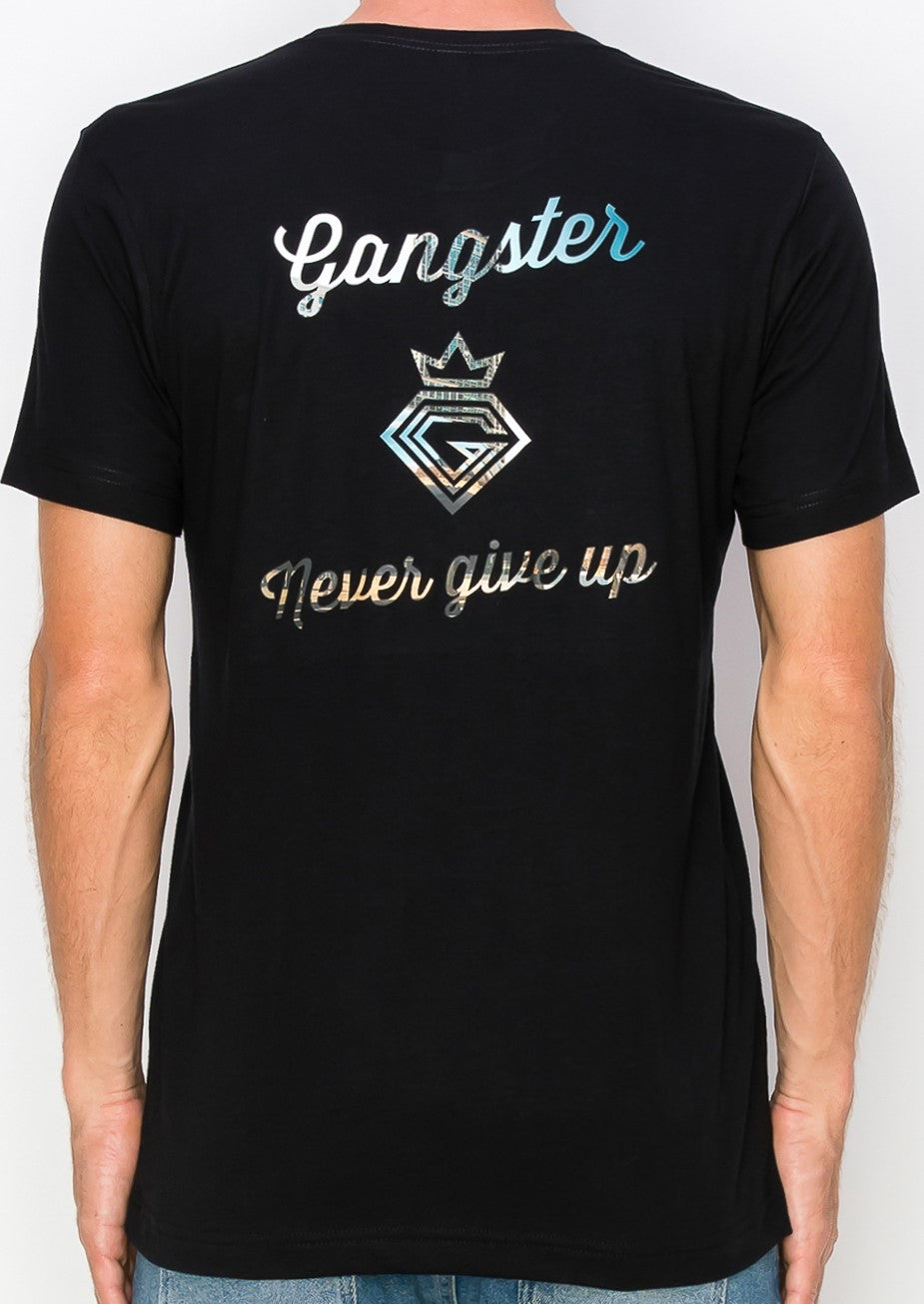 Supima Cotton Black T-Shirt (Chicago Theme) Gangster Fashion (Limited edition)