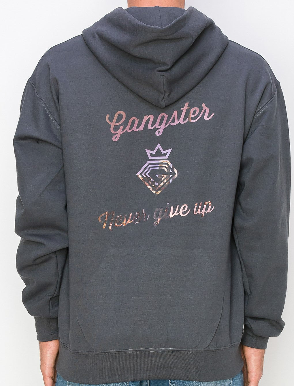 Organic Cotton, Grey Pullover hoodie (Toronto Theme) Gangster Fashion, Limited Edition.